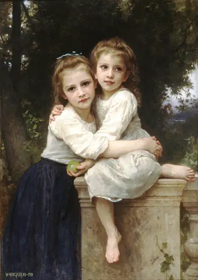 Two Sisters (1901) William-Adolphe Bouguereau